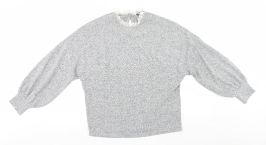 Dorothy Perkins Womens Grey   Pullover Jumper Size 12