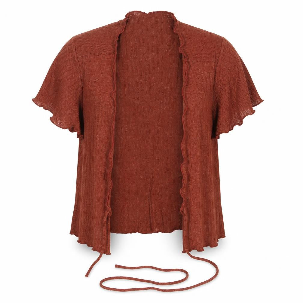 SheIn Womens Brown   Basic Blouse Size M