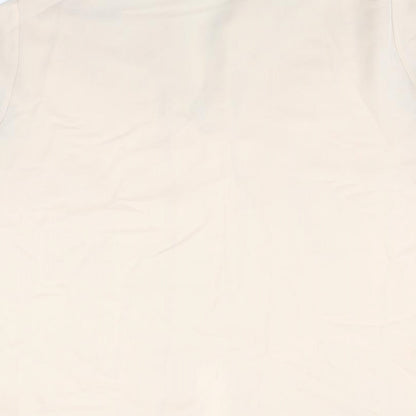 Preloved Marks and Spencer Womens Beige   Basic Button-Up Size 16 - Label