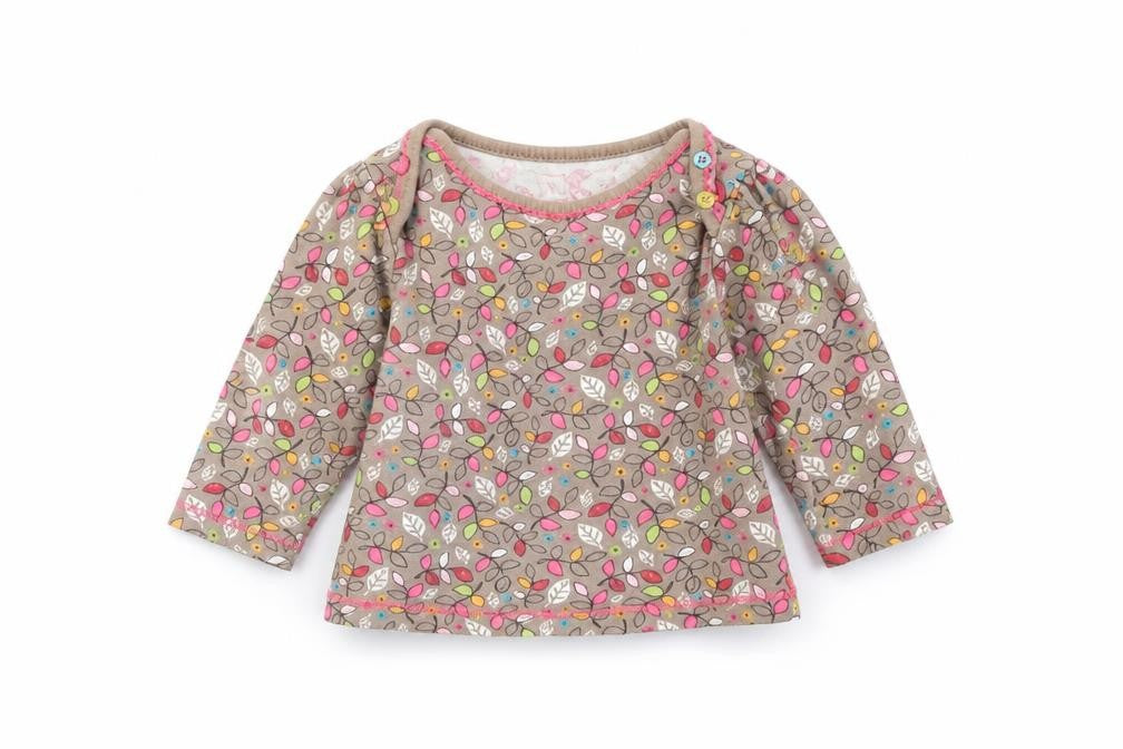 NEXT Baby Multicoloured   Basic T-Shirt Size 3-6 Months  - Leaf print