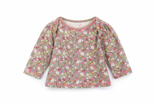 Next Baby Multicoloured   Basic T-Shirt Size 3-6 Months  - Leaf print