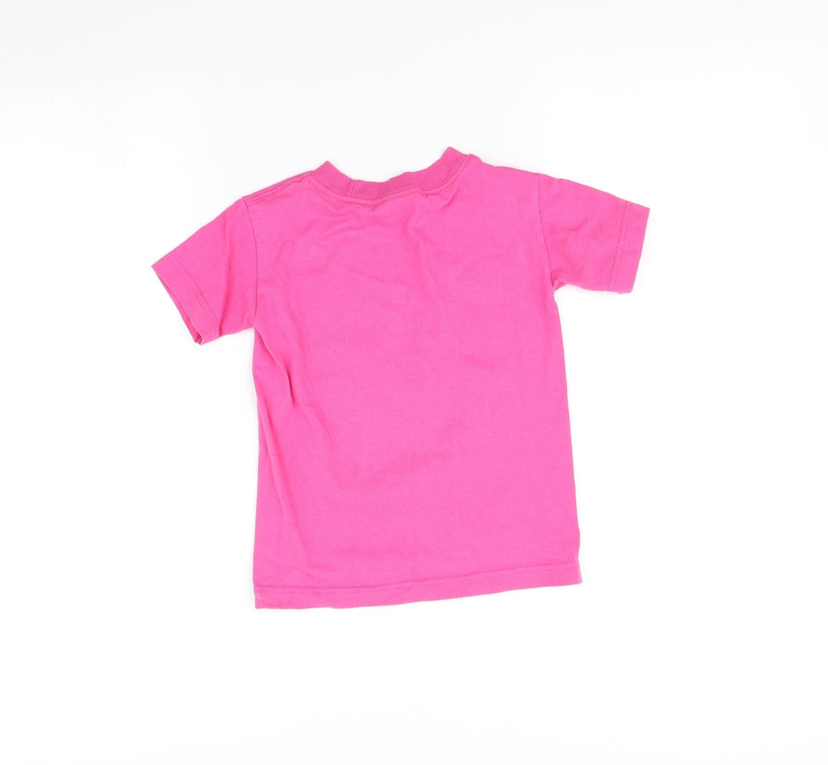 Alstyle Girls Pink   Basic T-Shirt Size XS