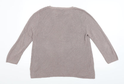 Next Womens Purple   Pullover Jumper Size 14