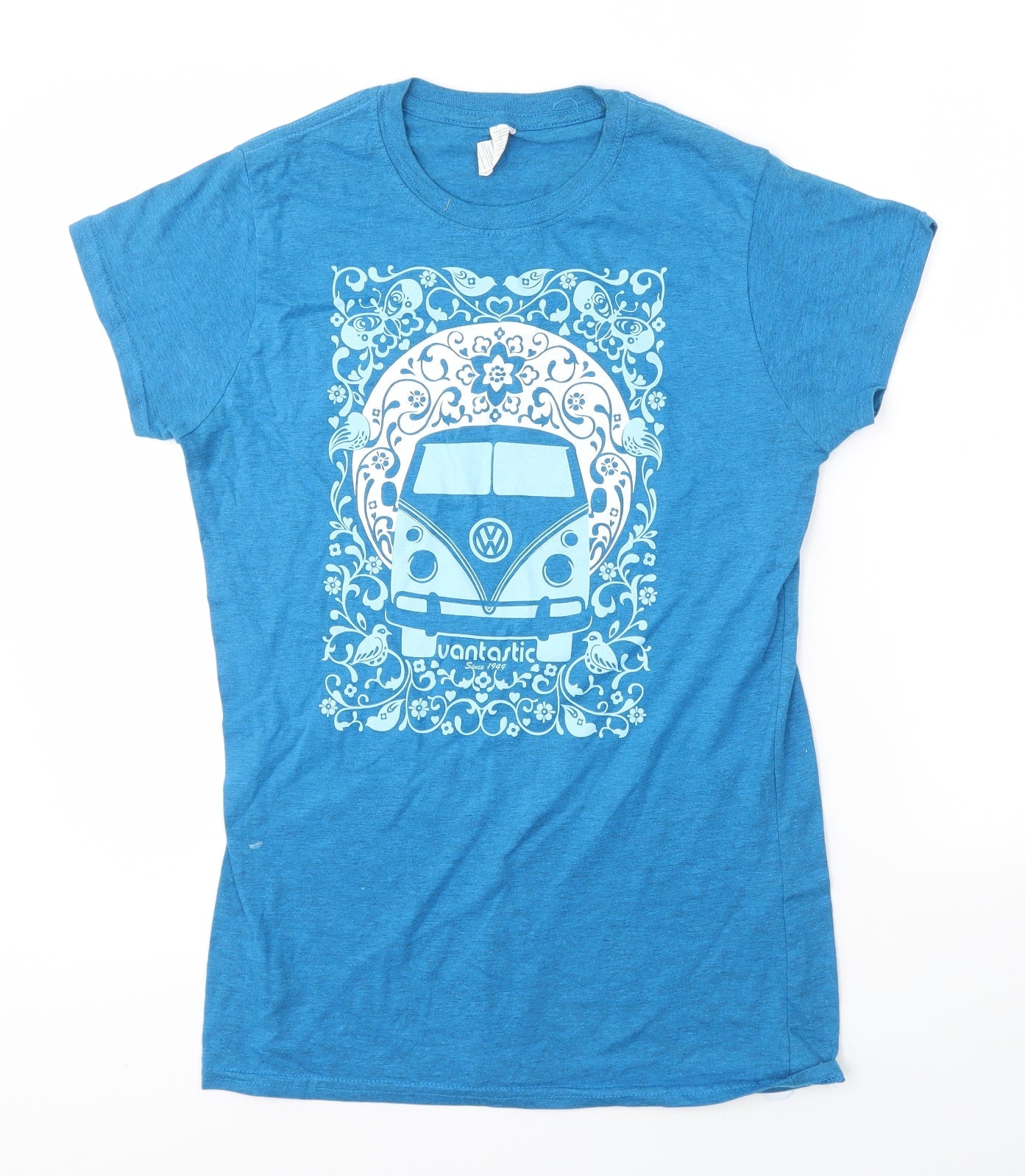 Gildan Womens Blue   Basic T-Shirt Size L
