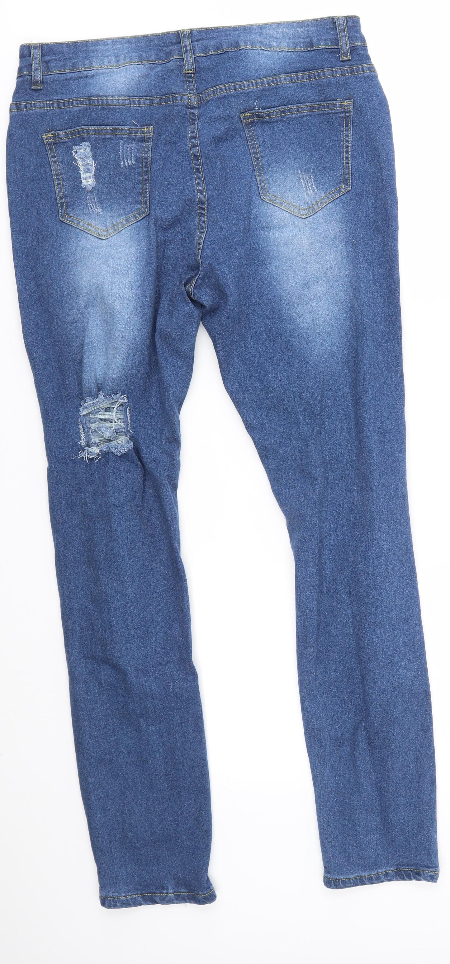 SheIn Womens Blue   Skinny Jeans Size L L29 in