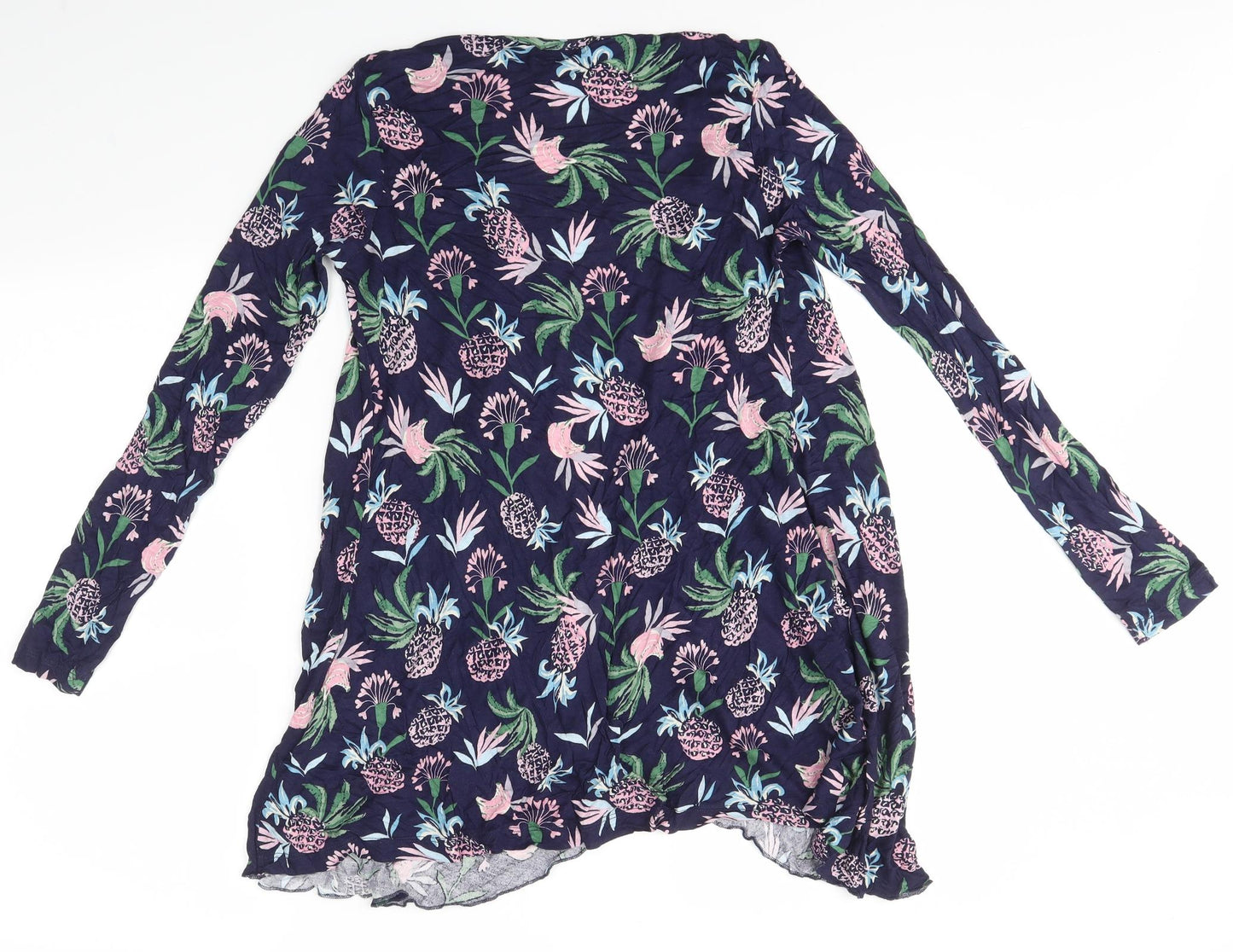 BEYOU Womens Multicoloured Floral  Cardigan Jumper Size 12