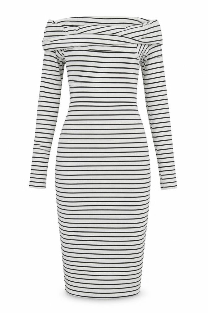 Very Womens Multicoloured Striped  Bodycon  Size 8