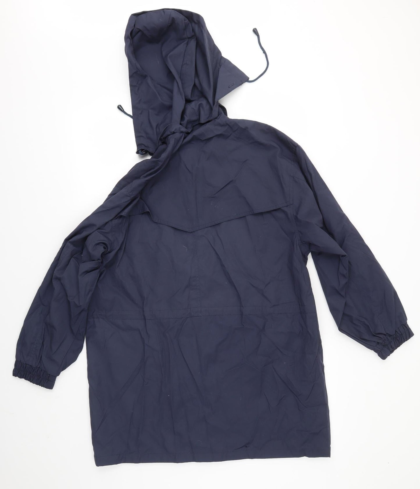 BM Womens Blue   Overcoat Coat Size 14
