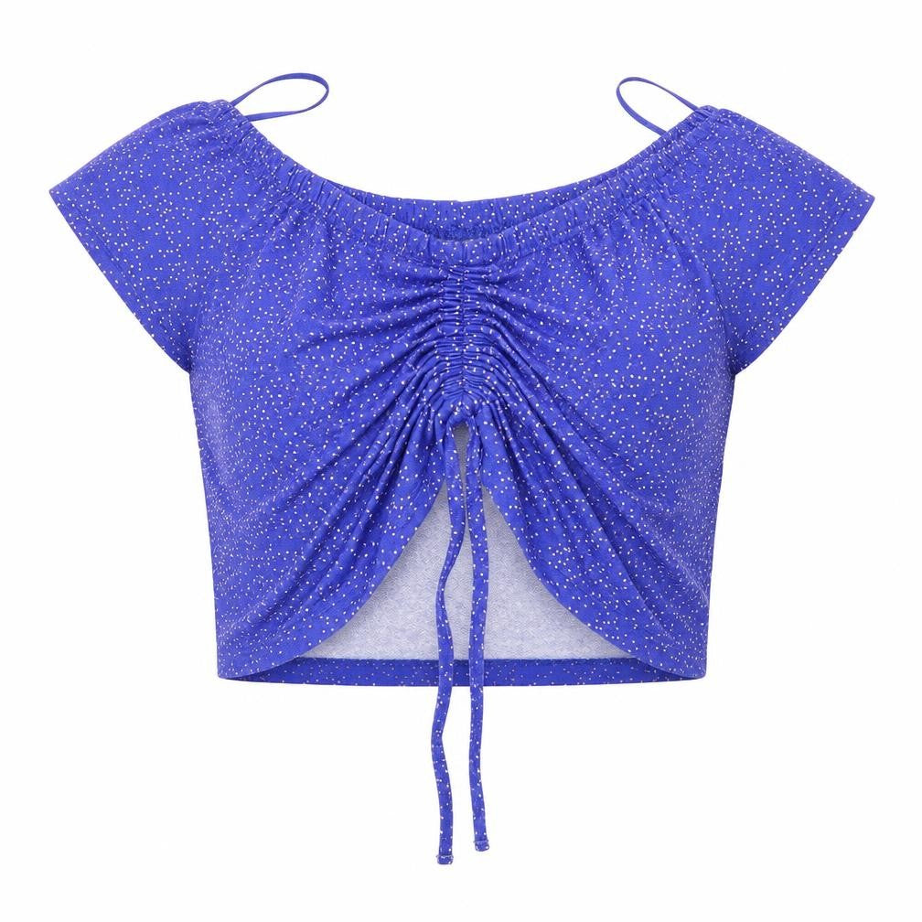 Primark Womens Blue   Cropped Blouse Size 12