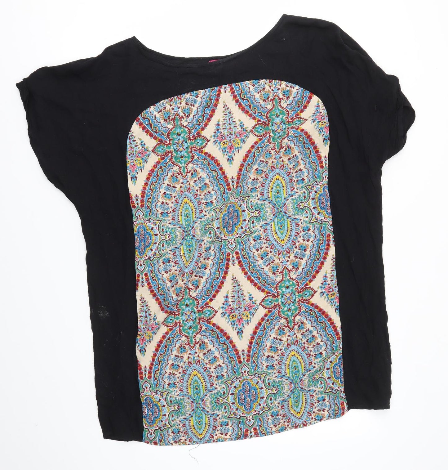 Boohoo Womens Multicoloured   Basic Blouse Size 12