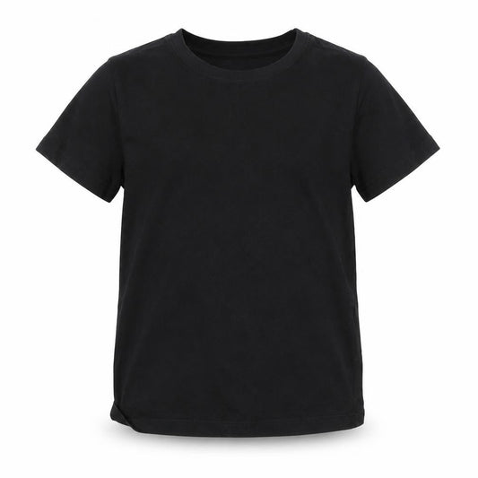 H&M Girls Black   Basic T-Shirt Size 5-6 Years