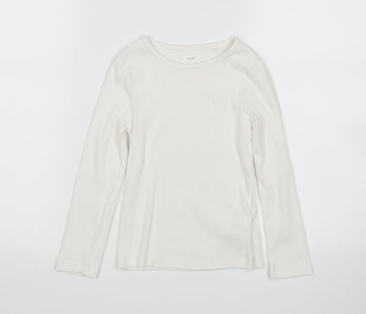 NEXT Girls White   Pullover Jumper Size 5 Years