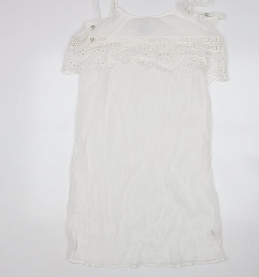 Primark Womens White   Tank Dress  Size L
