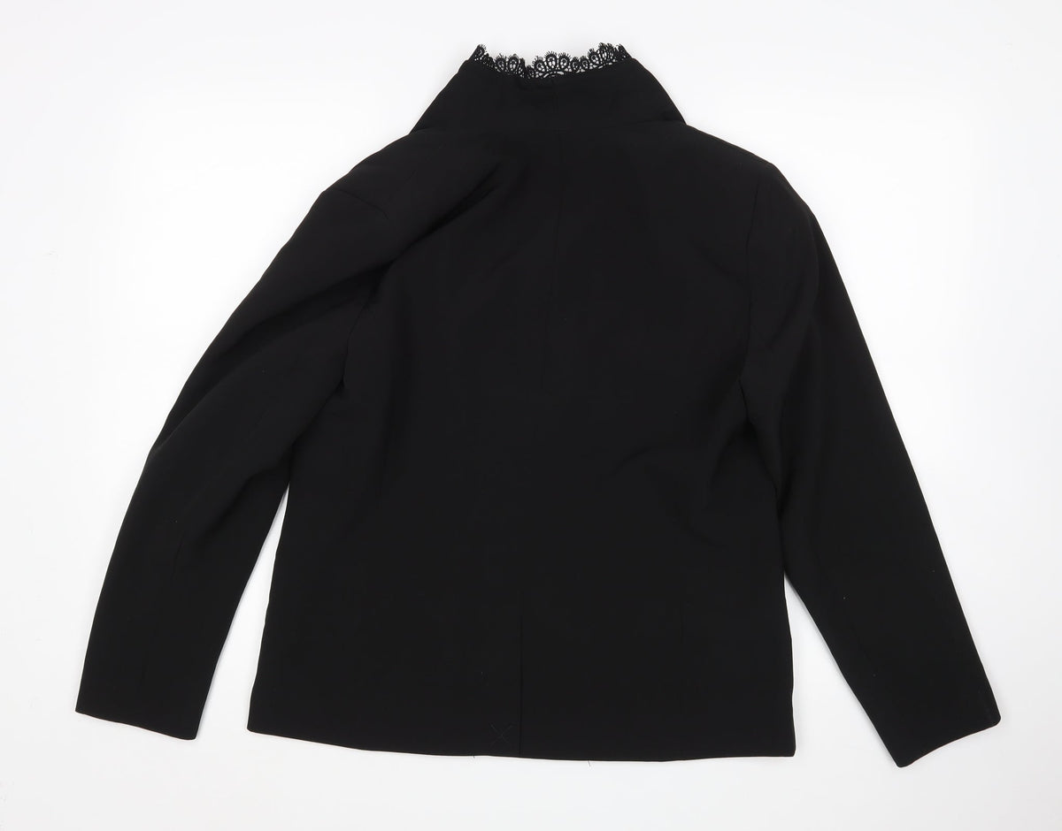Very Womens Black   Jacket Blazer Size 14