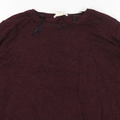 H&M Womens Red   Pullover Jumper Size XS
