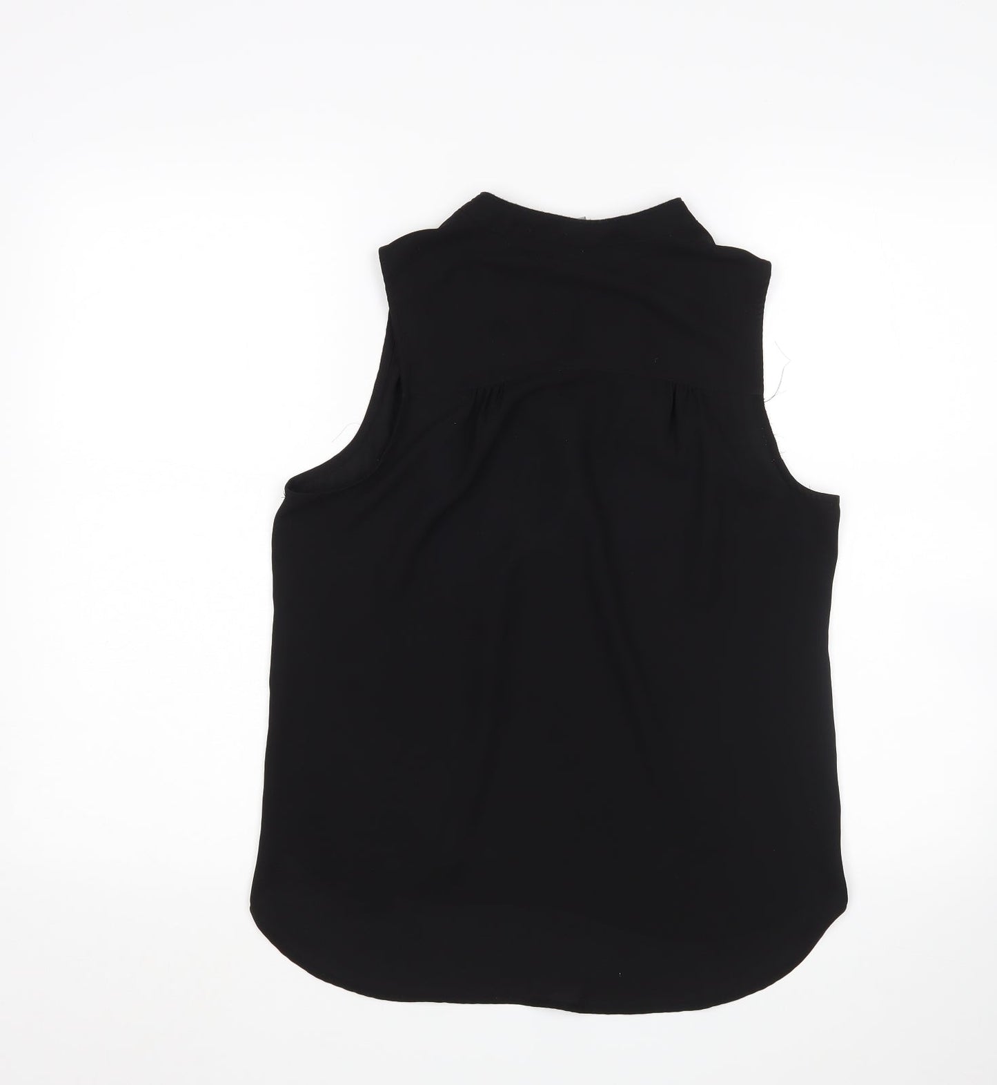 H&M Womens Black   Basic Blouse Size 8