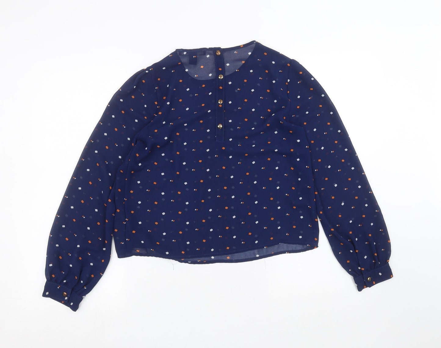 FOREVER 21 Womens Blue   Basic Blouse Size S