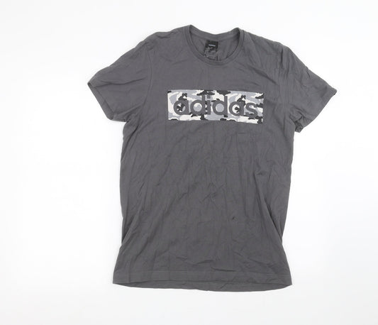 adidas Mens Black    T-Shirt Size S