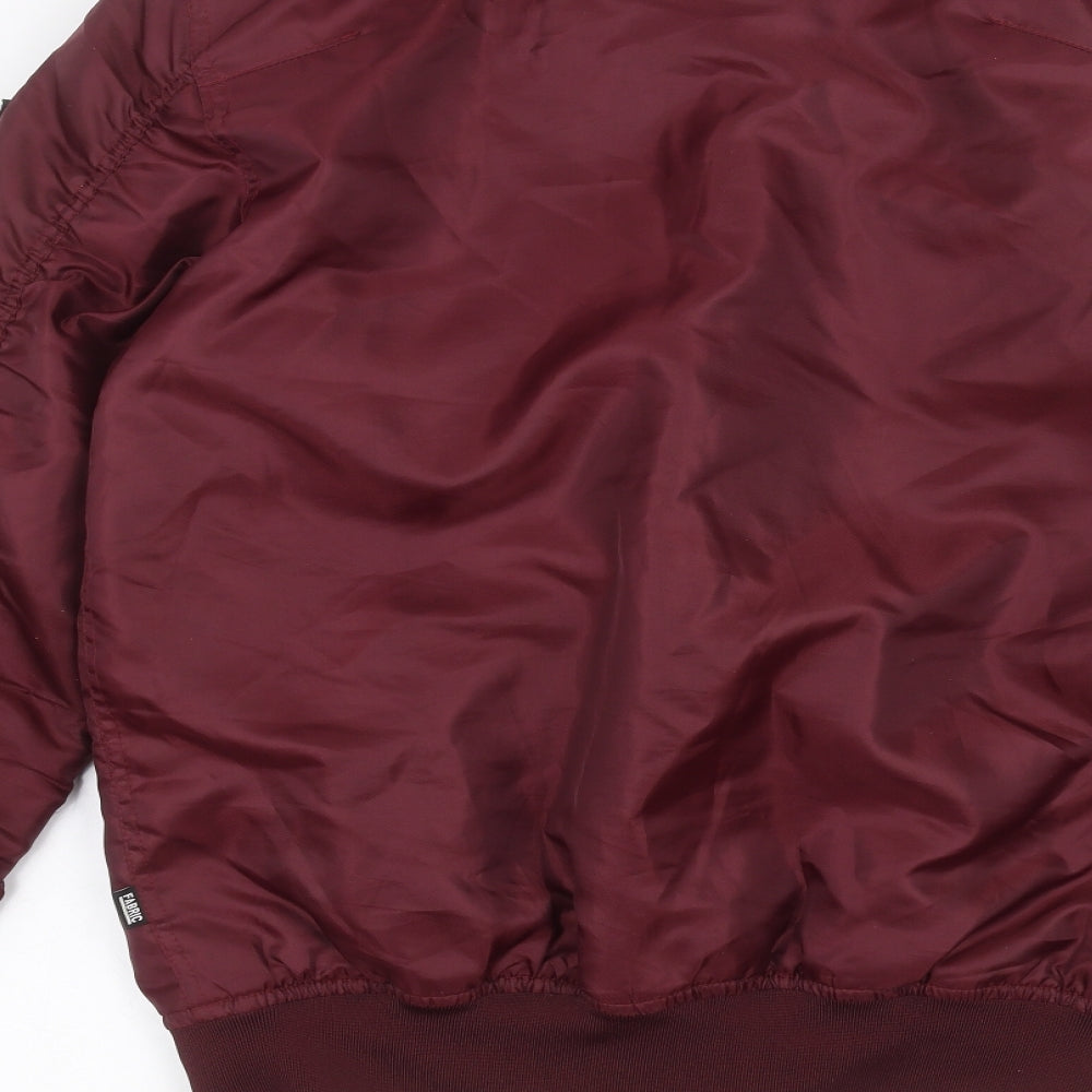 Fabric Womens Red   Jacket  Size S