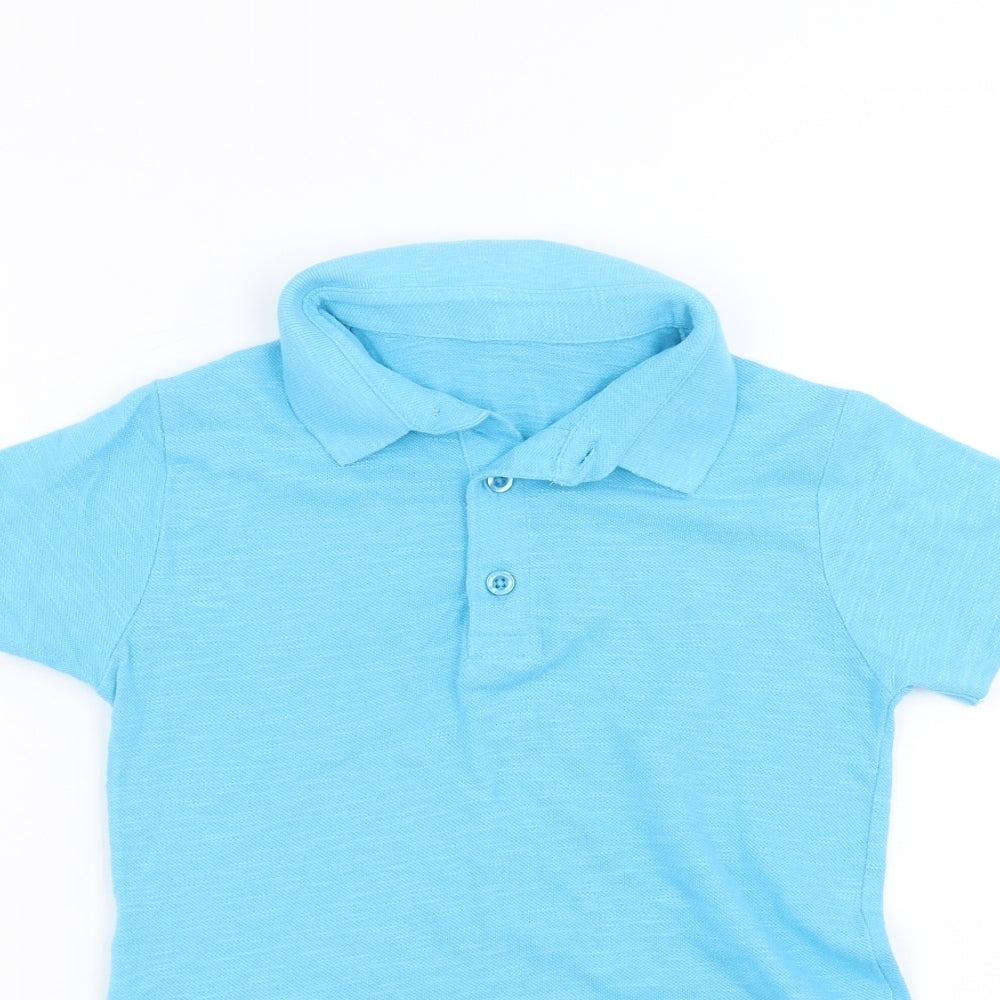 St Bernard Boys Blue   Basic Polo Size 5 Years