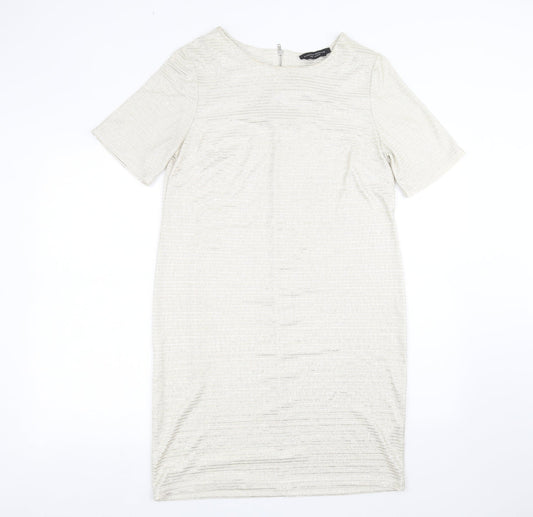 Dorothy Perkins Womens White   Basic T-Shirt Size 12