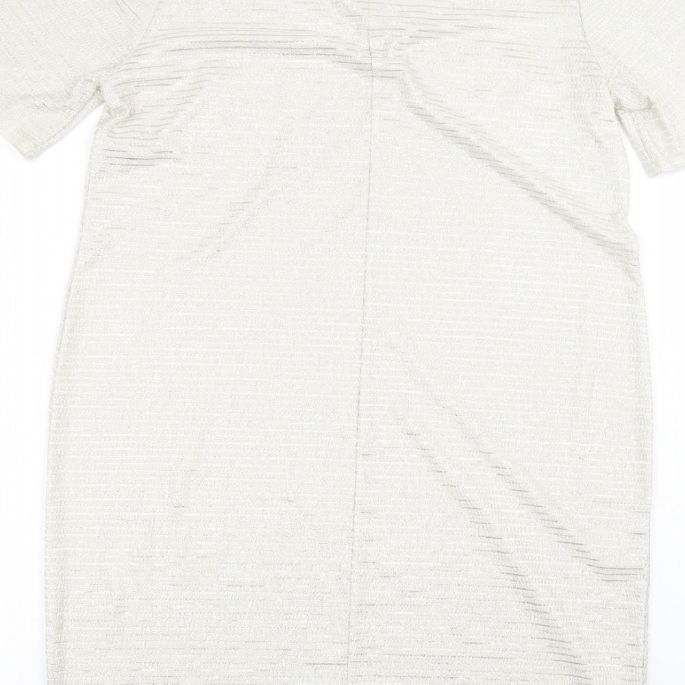 Dorothy Perkins Womens White   Basic T-Shirt Size 12