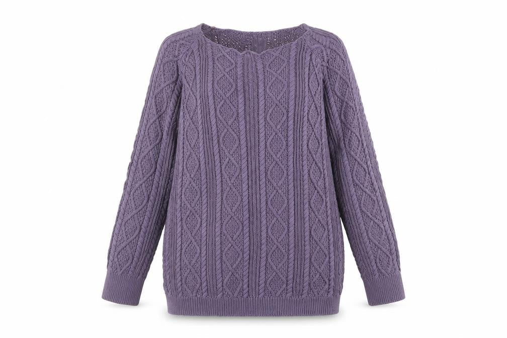 Tru Womens Purple   Pullover Jumper Size L