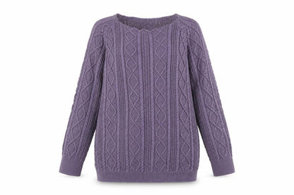 Tru Womens Purple   Pullover Jumper Size L