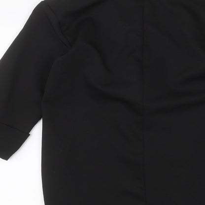 PRETTYLITTLETHING Womens Black   Cardigan Jumper Size 4