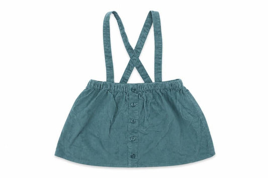 George Girls Green  Corduroy Pinafore/Dungaree Dress  Size 12-18 Months