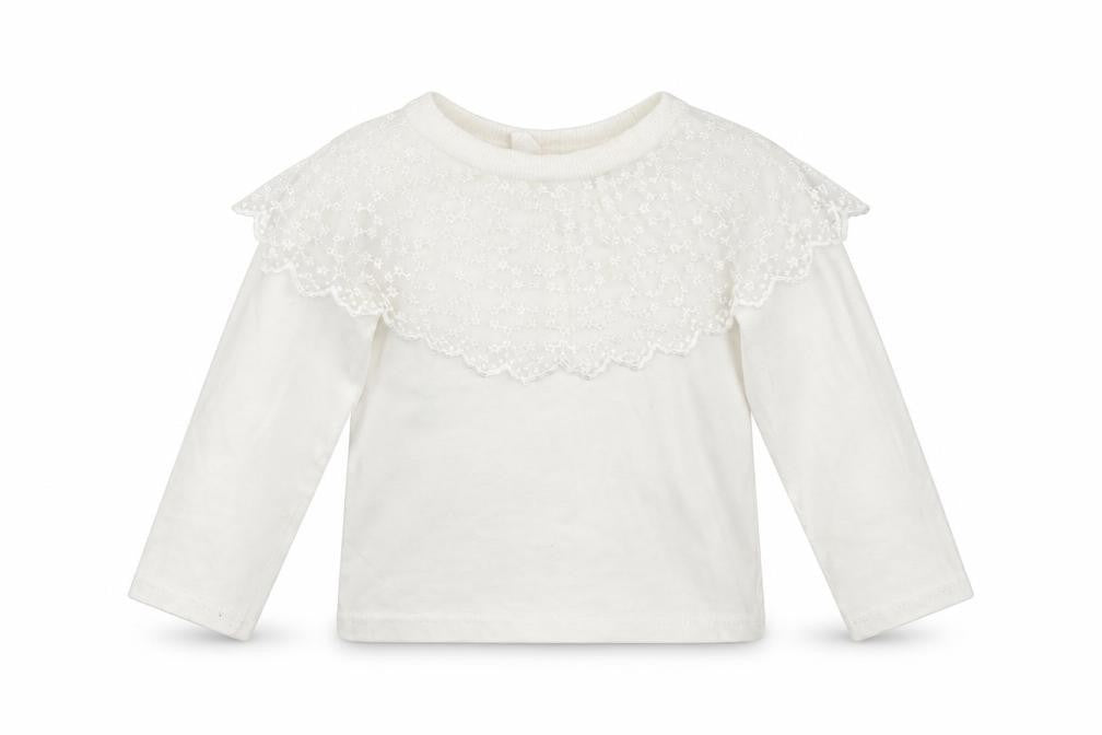 Com-ix Girls White   Basic T-Shirt Size 3 Years