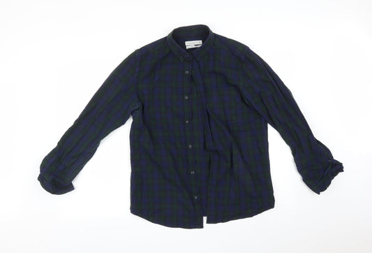 Cedar Wood State Mens Multicoloured Check   Button-Up Size M