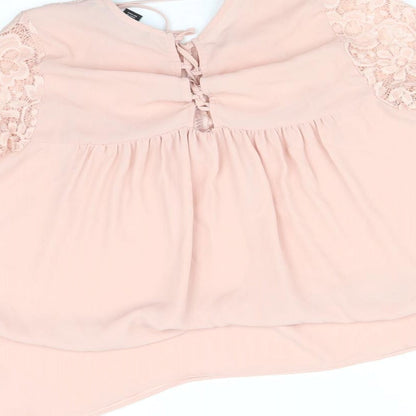 Atmosphere Womens Pink   Basic T-Shirt Size 10