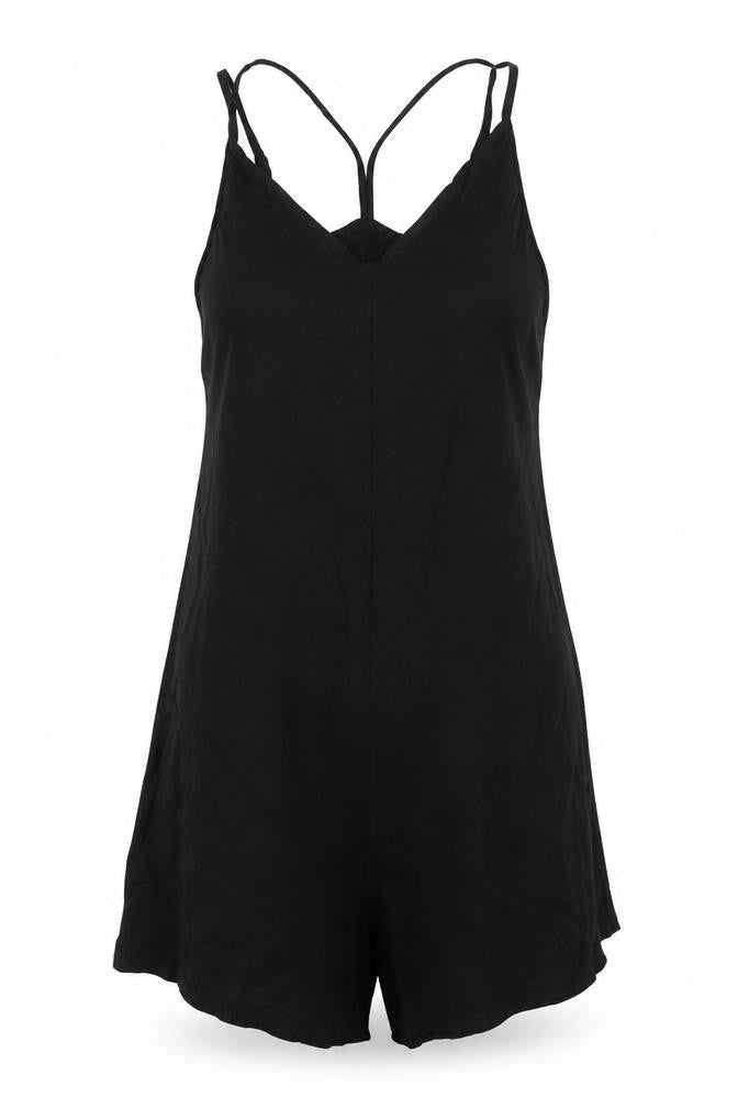 Topshop Womens Black   Romper One-Piece Size 8