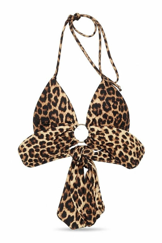 PRETTYLITTLETHING Womens Multicoloured Animal Print  Camisole T-Shirt Size 8