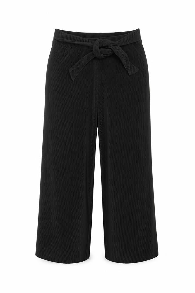 F&F Womens Black Striped  Carrot Trousers Size 12 L23 in