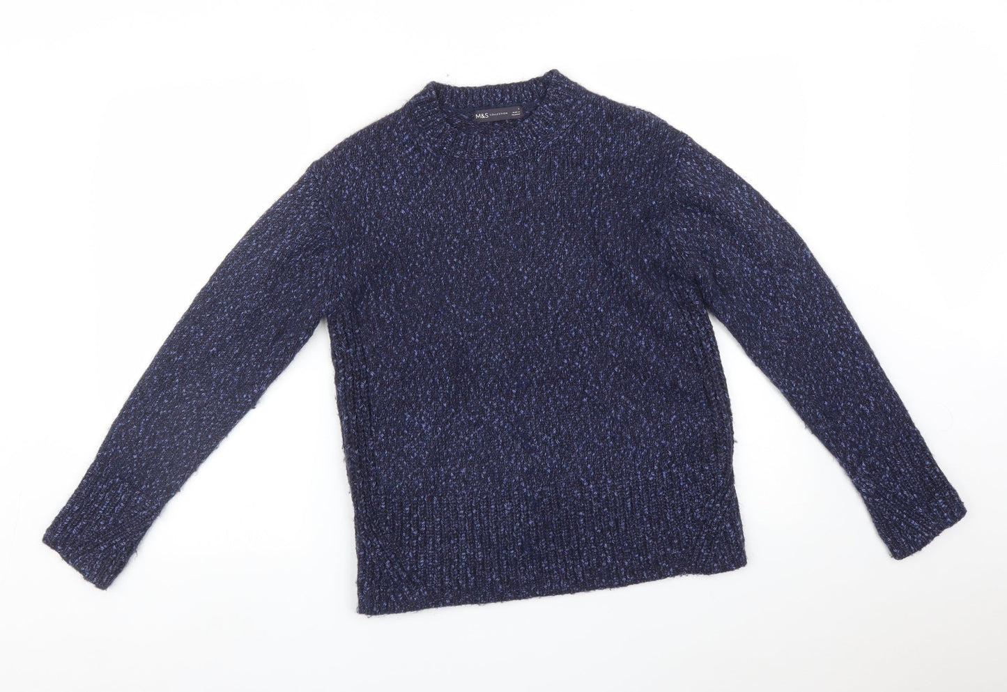 M&S Mens Blue   Pullover Sweatshirt Size S