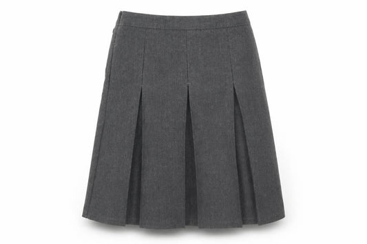 Marks & Spencer Girls Grey   Pleated Skirt Size 9-10 Years