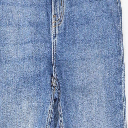Preloved DENIM CO Womens Blue   Straight Jeans Size 8 L25 in - Detail