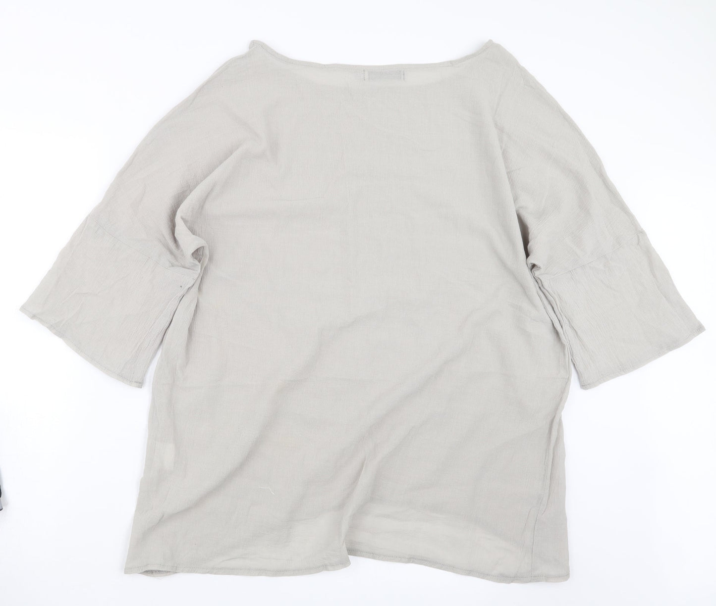 MissLook Womens Grey   Basic Blouse Size 2XL