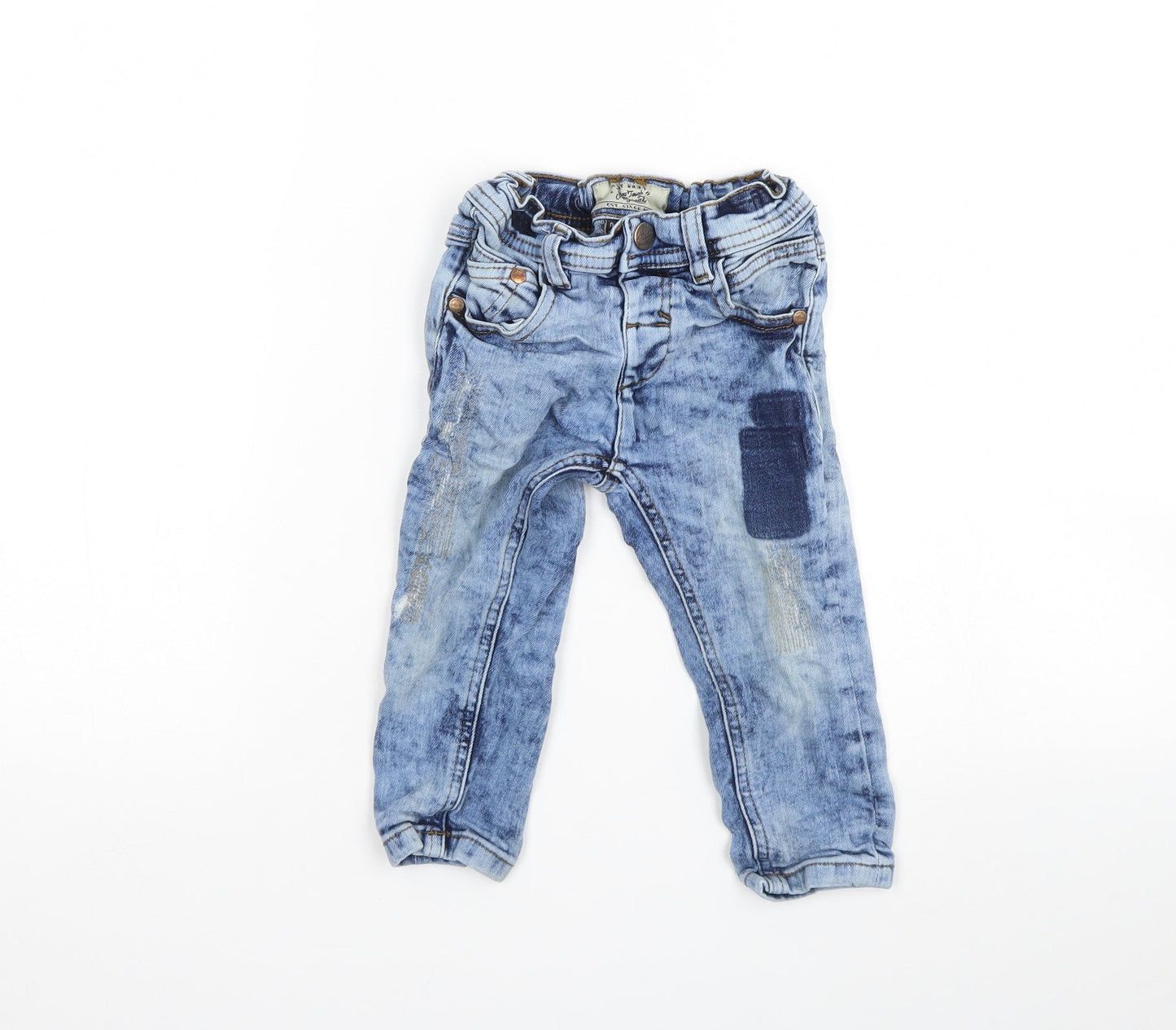NEXT Baby Blue  Denim Capri Jeans Size 18 Months