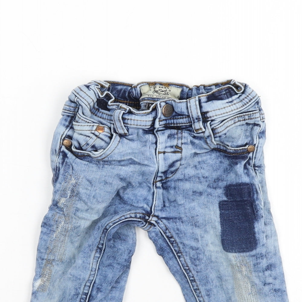 NEXT Baby Blue  Denim Capri Jeans Size 18 Months