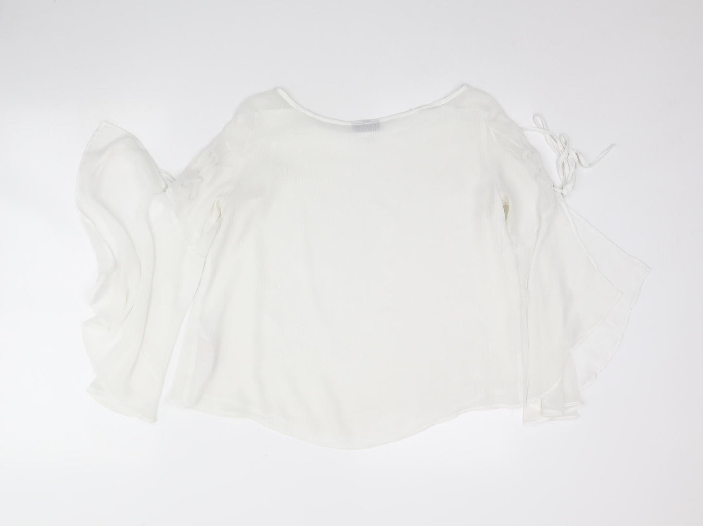 Topshop Womens White   Basic Blouse Size 6