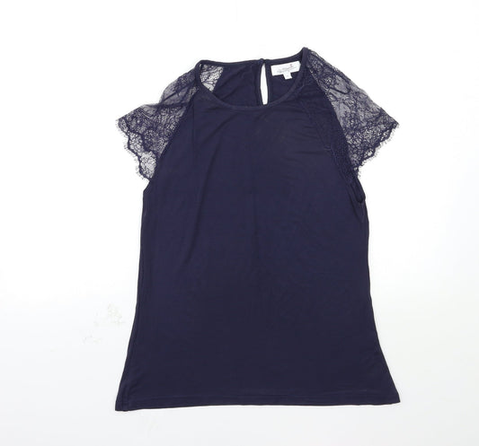 la maguise Womens Blue   Basic T-Shirt Size S