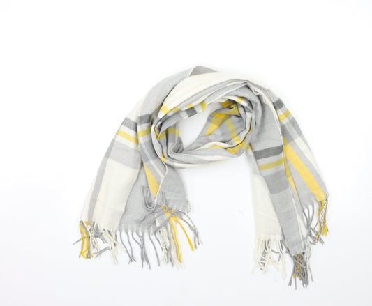 Miss Selfridge Womens Grey Check   Scarf