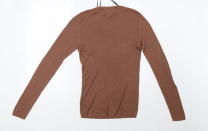 H&M Womens Brown   Pullover Sweatshirt Size M