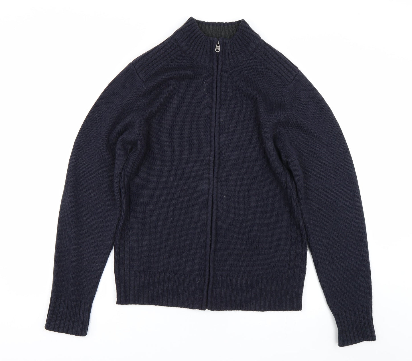 Kensginton Mens Blue   Full Zip Sweatshirt Size L