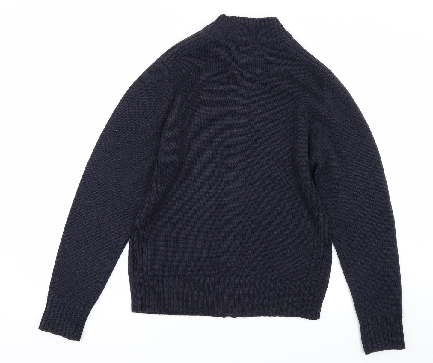 Kensginton Mens Blue   Full Zip Sweatshirt Size L