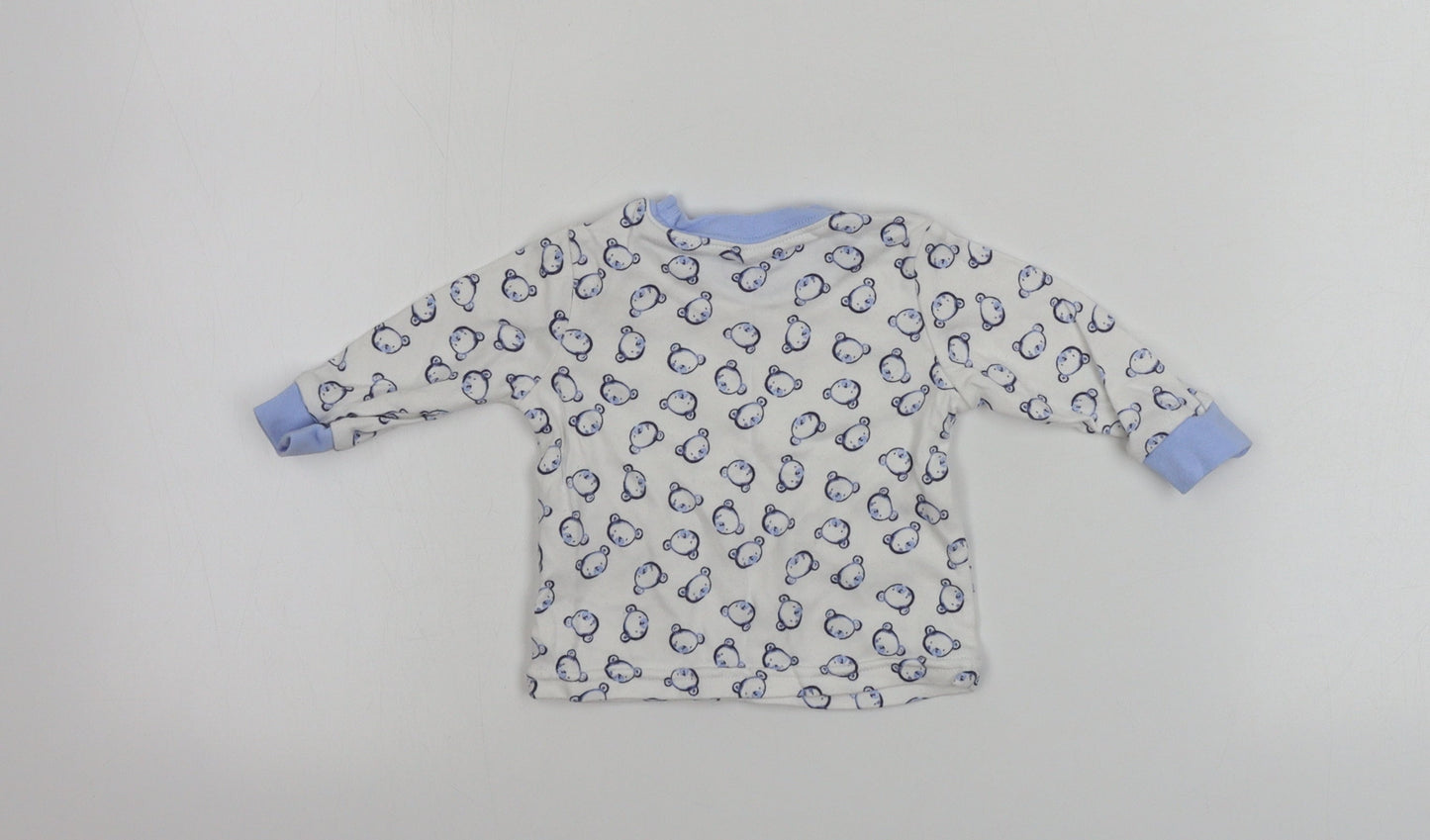George  Boys White   Basic T-Shirt Size 0-3 Months