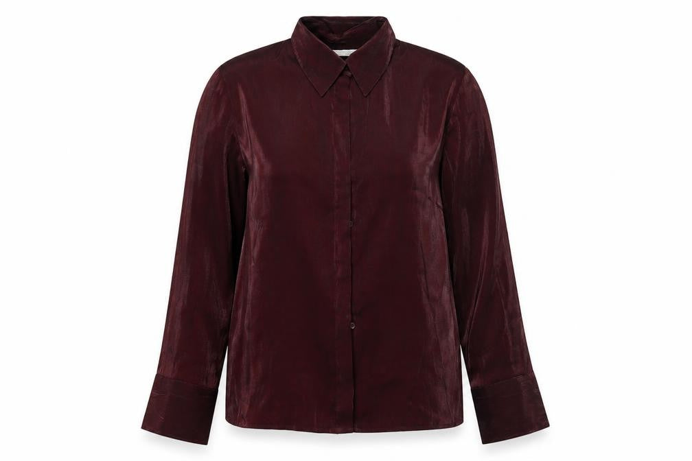 AMARANTO Womens Red   Basic Button-Up Size 18